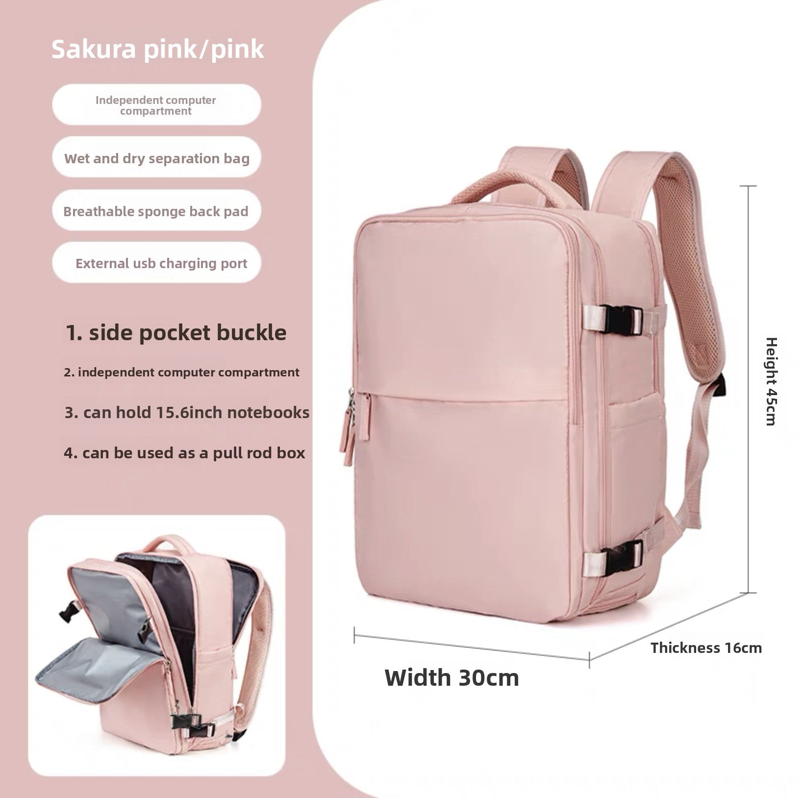 Zaino Impermeabile Grande Capacità 🎒 | 20-35L | Antifurto & Traspirante