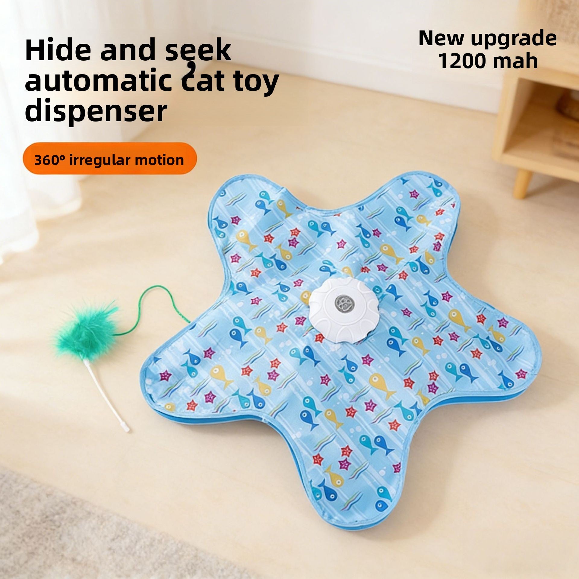 Giocattolo Interattivo Elettrico per Gatti 🐈 | Coperta di Caccia con Movimento Automatico