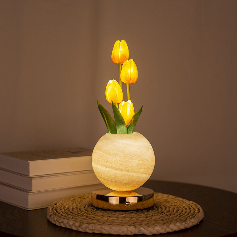 Lampada Tulipano LED 🌷 | Luce Notturna Aesthetic | Touch | Idea Regalo Donna