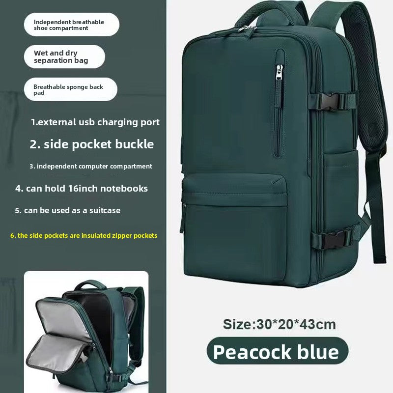 Zaino Impermeabile Grande Capacità 🎒 | 20-35L | Antifurto & Traspirante