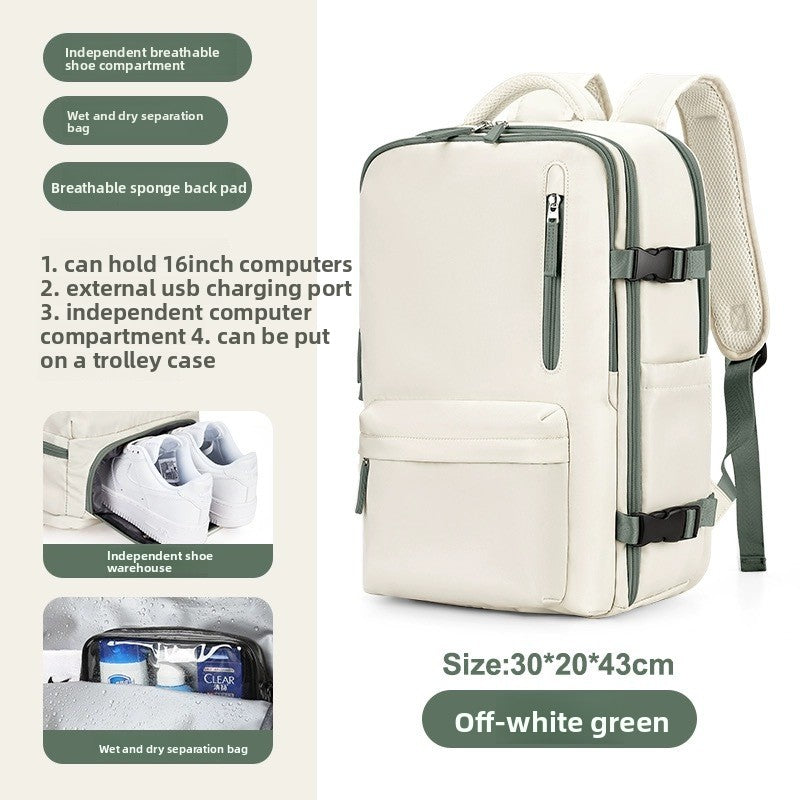Zaino Impermeabile Grande Capacità 🎒 | 20-35L | Antifurto & Traspirante