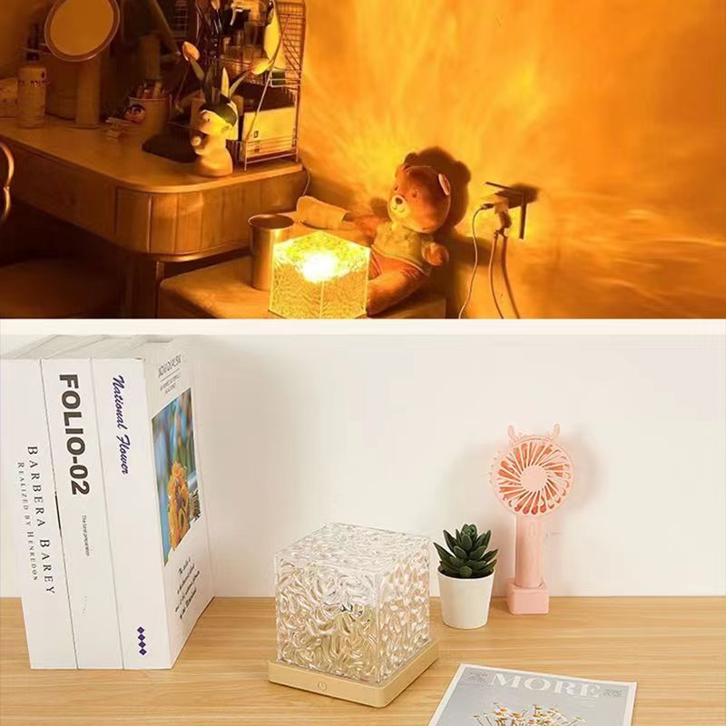 Lampada Notturna RGB Effetto Acqua 🌊 | 16 Colori | Telecomando | Idea Regalo