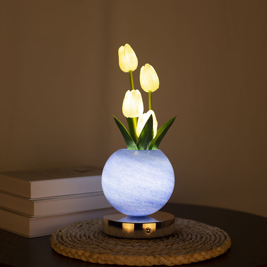 Lampada Tulipano LED 🌷 | Luce Notturna Aesthetic | Touch | Idea Regalo Donna