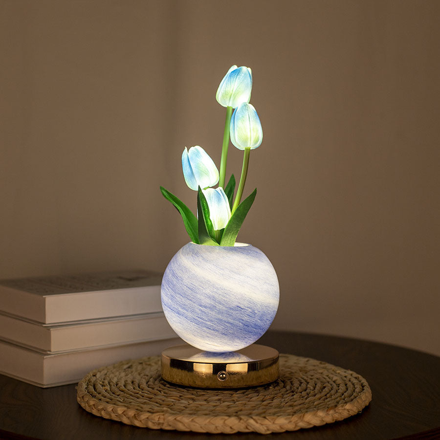 Lampada Tulipano LED 🌷 | Luce Notturna Aesthetic | Touch | Idea Regalo Donna