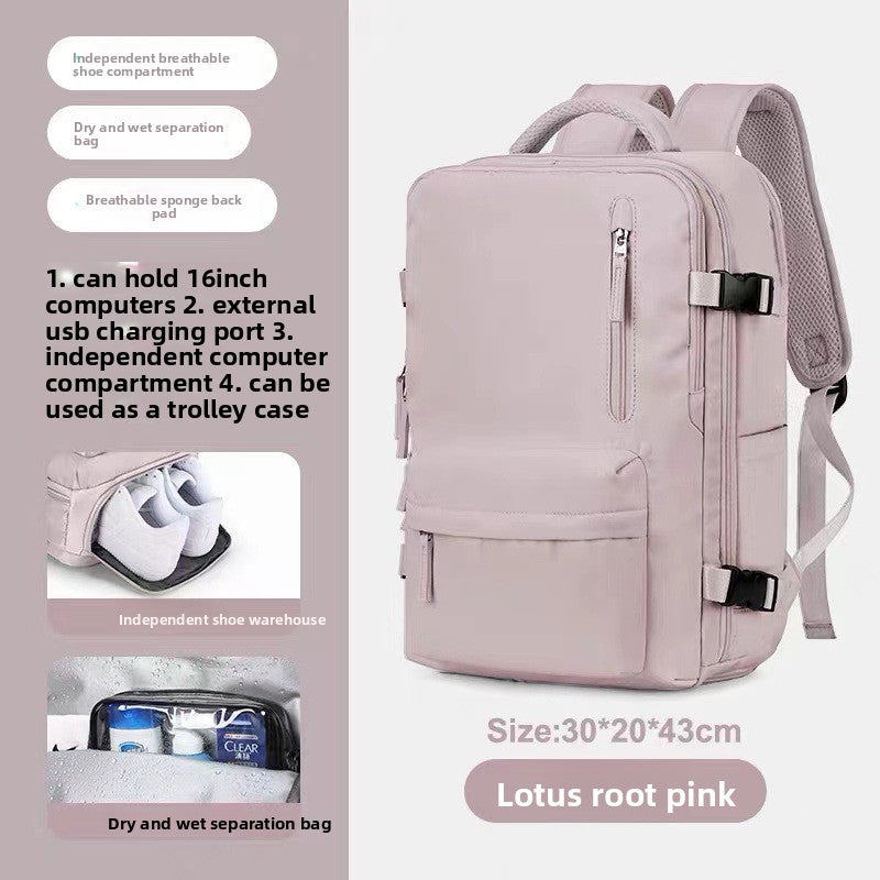 Zaino Impermeabile Grande Capacità 🎒 | 20-35L | Antifurto & Traspirante