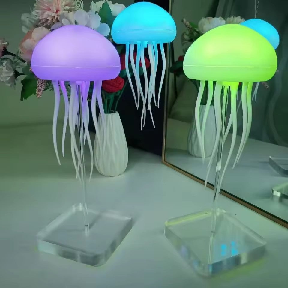 Lampada Medusa Fluttuante – Luce Notturna Decorativa 🪼✨
