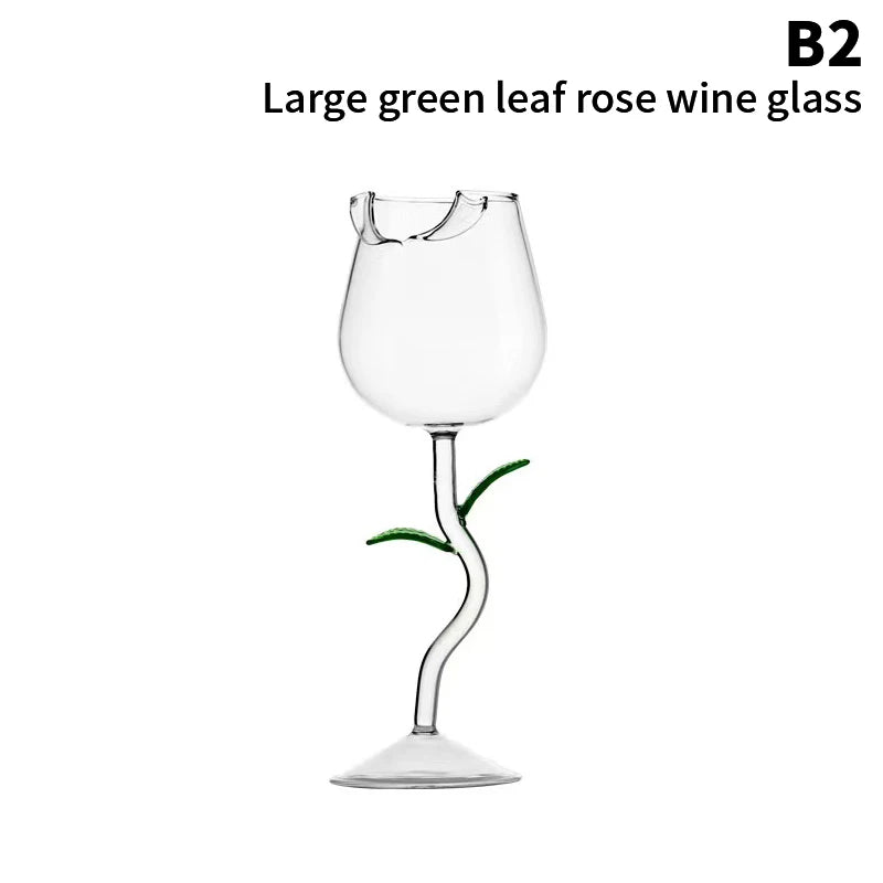 Calice di Vino a Forma di Rosa 🌹 | Idea Regalo Perfetta