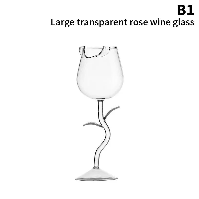 Calice di Vino a Forma di Rosa 🌹 | Idea Regalo Perfetta