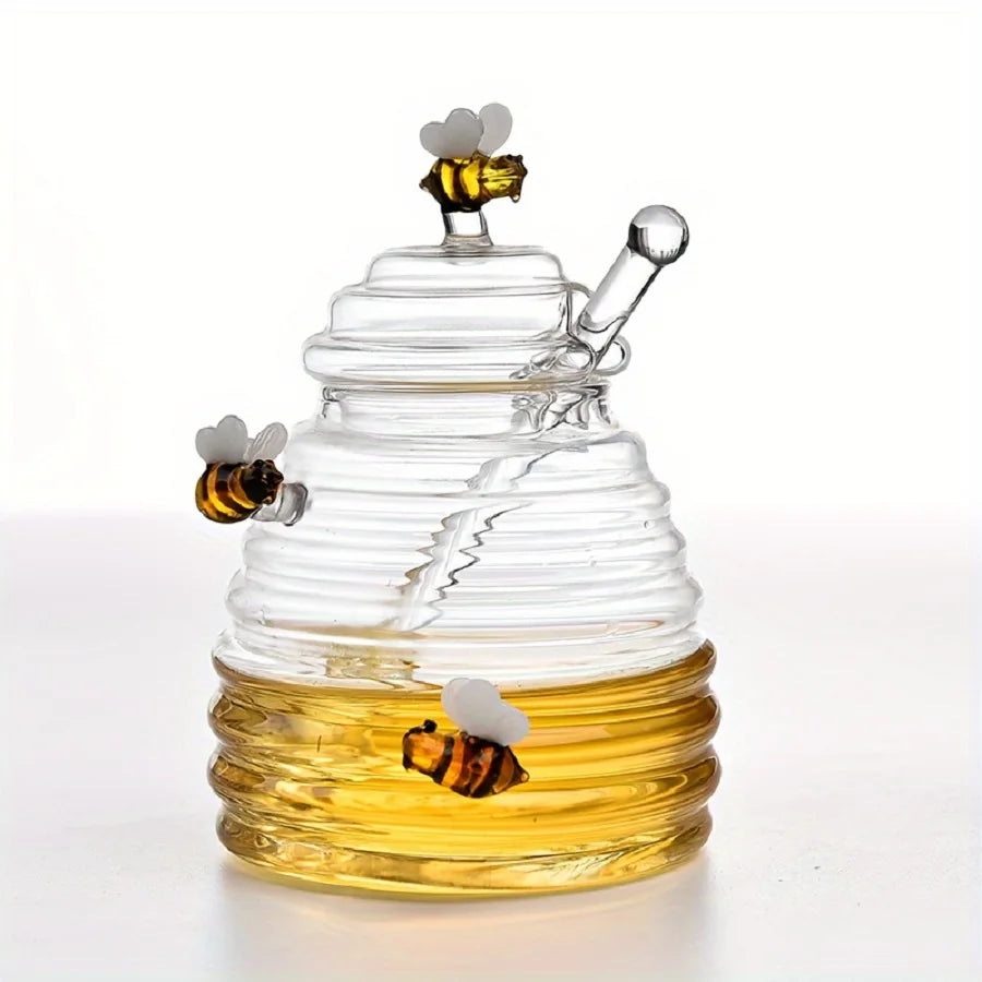Barattolo di Miele con Ape 🐝 | Vasetto di Vetro Aesthetic per Cucina