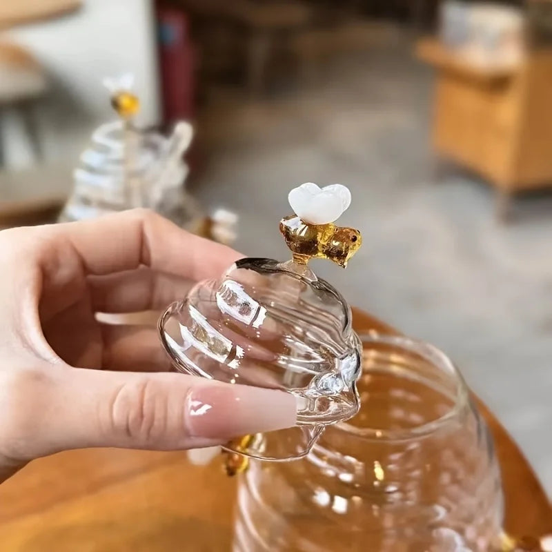 Barattolo di Miele con Ape 🐝 | Vasetto di Vetro Aesthetic per Cucina