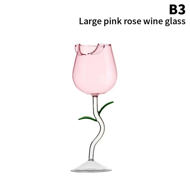 Calice di Vino a Forma di Rosa 🌹 | Idea Regalo Perfetta