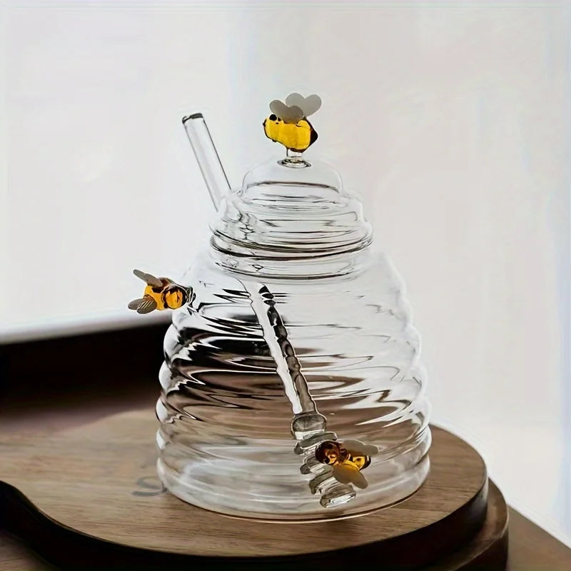 Barattolo di Miele con Ape 🐝 | Vasetto di Vetro Aesthetic per Cucina
