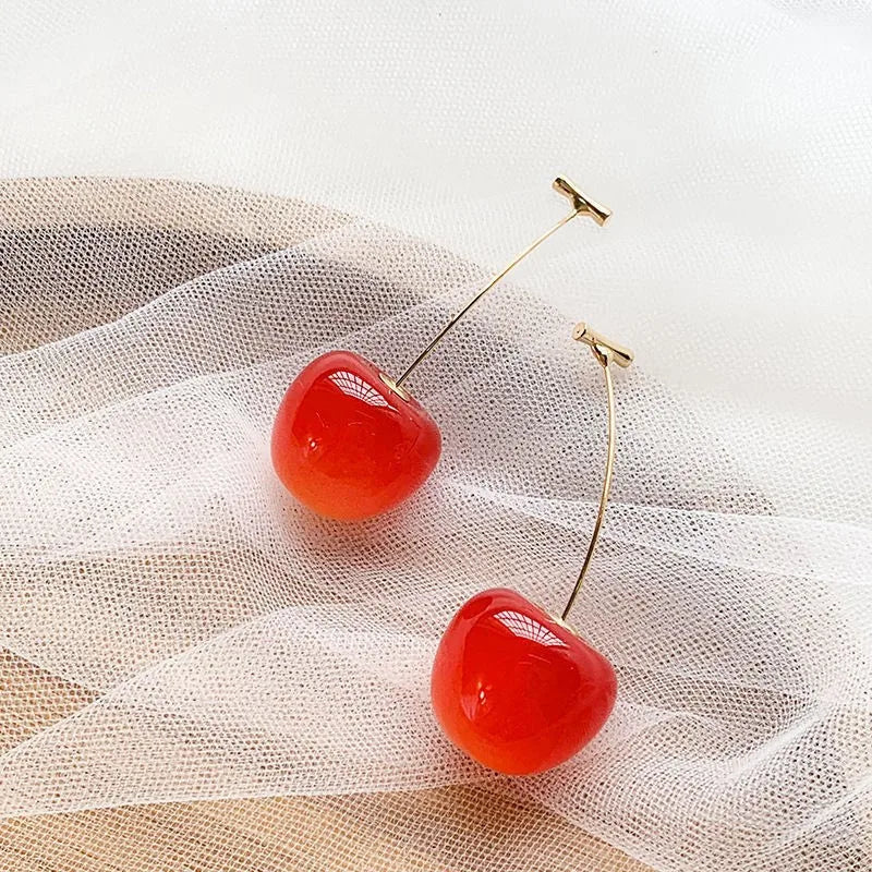 Orecchini Ciliegia 🍒 | Pendenti Aesthetic Dolci per Donna