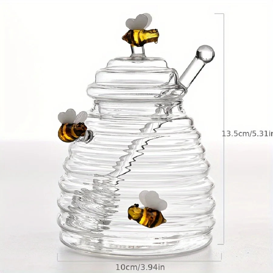Barattolo di Miele con Ape 🐝 | Vasetto di Vetro Aesthetic per Cucina
