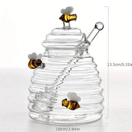 Barattolo di Miele con Ape 🐝 | Vasetto di Vetro Aesthetic per Cucina
