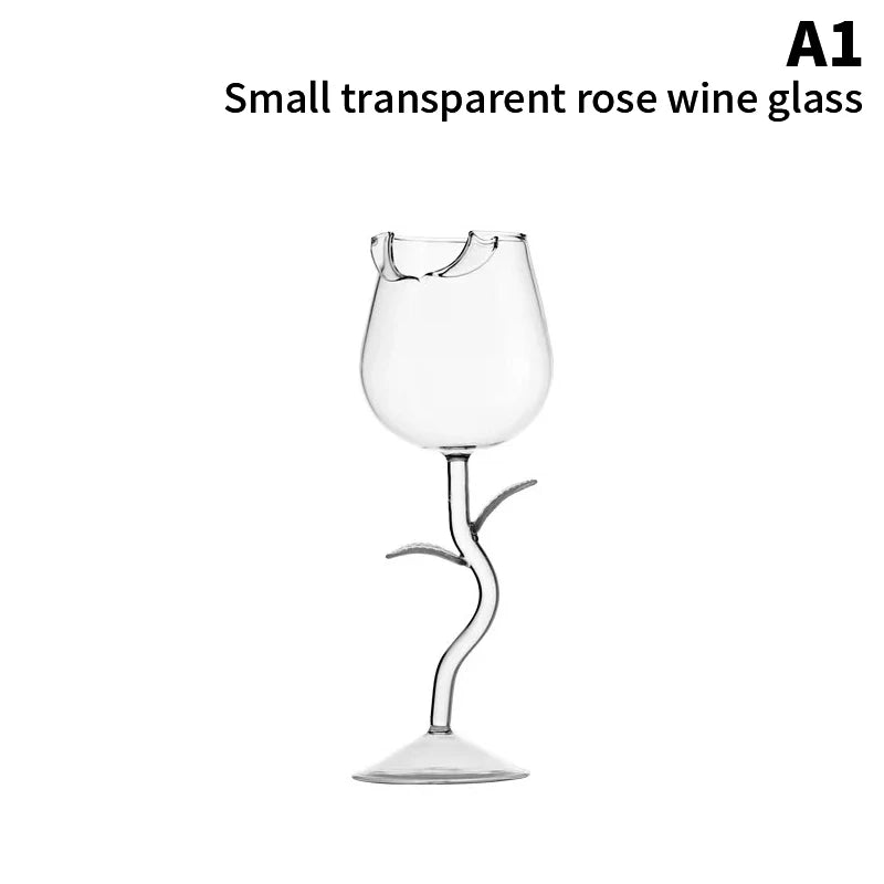 Calice di Vino a Forma di Rosa 🌹 | Idea Regalo Perfetta