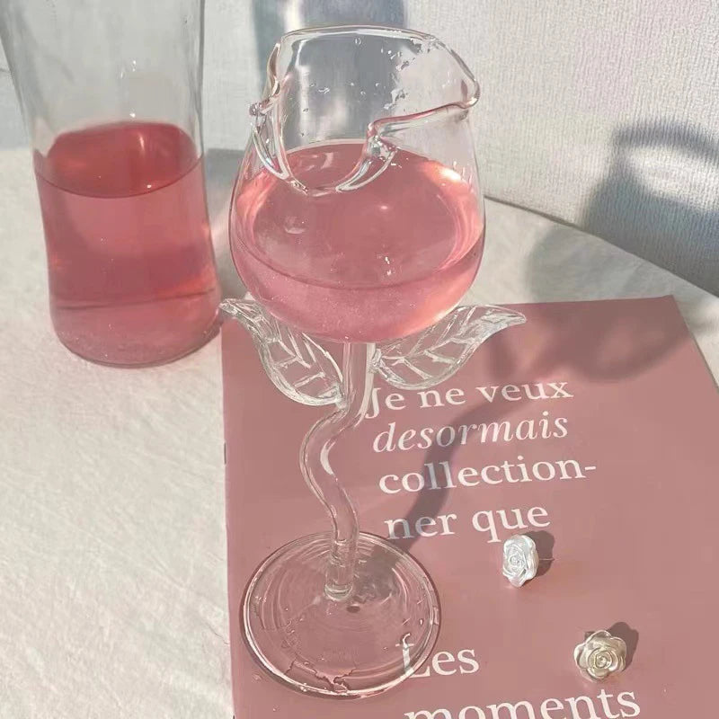 Calice di Vino a Forma di Rosa 🌹 | Idea Regalo Perfetta