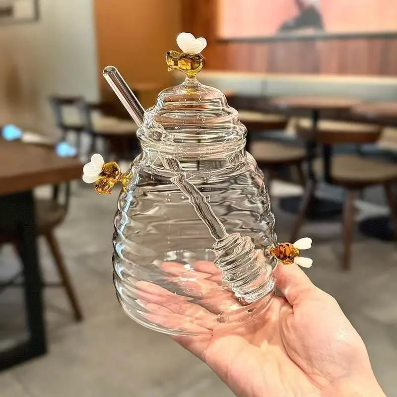 Barattolo di Miele con Ape 🐝 | Vasetto di Vetro Aesthetic per Cucina