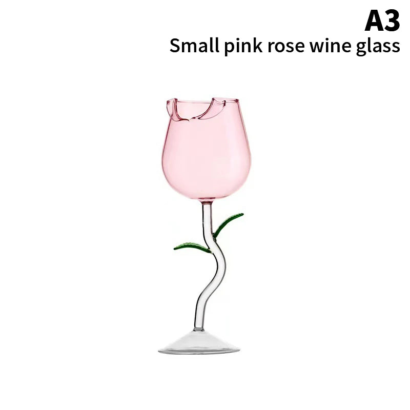 Calice di Vino a Forma di Rosa 🌹 | Idea Regalo Perfetta