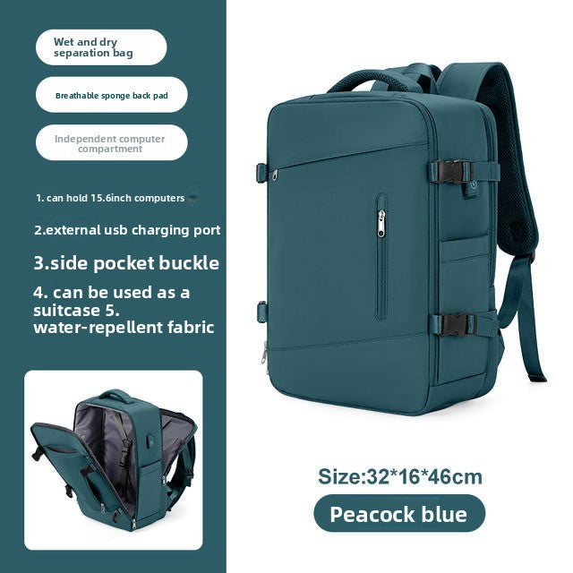 Zaino Impermeabile Grande Capacità 🎒 | 20-35L | Antifurto & Traspirante