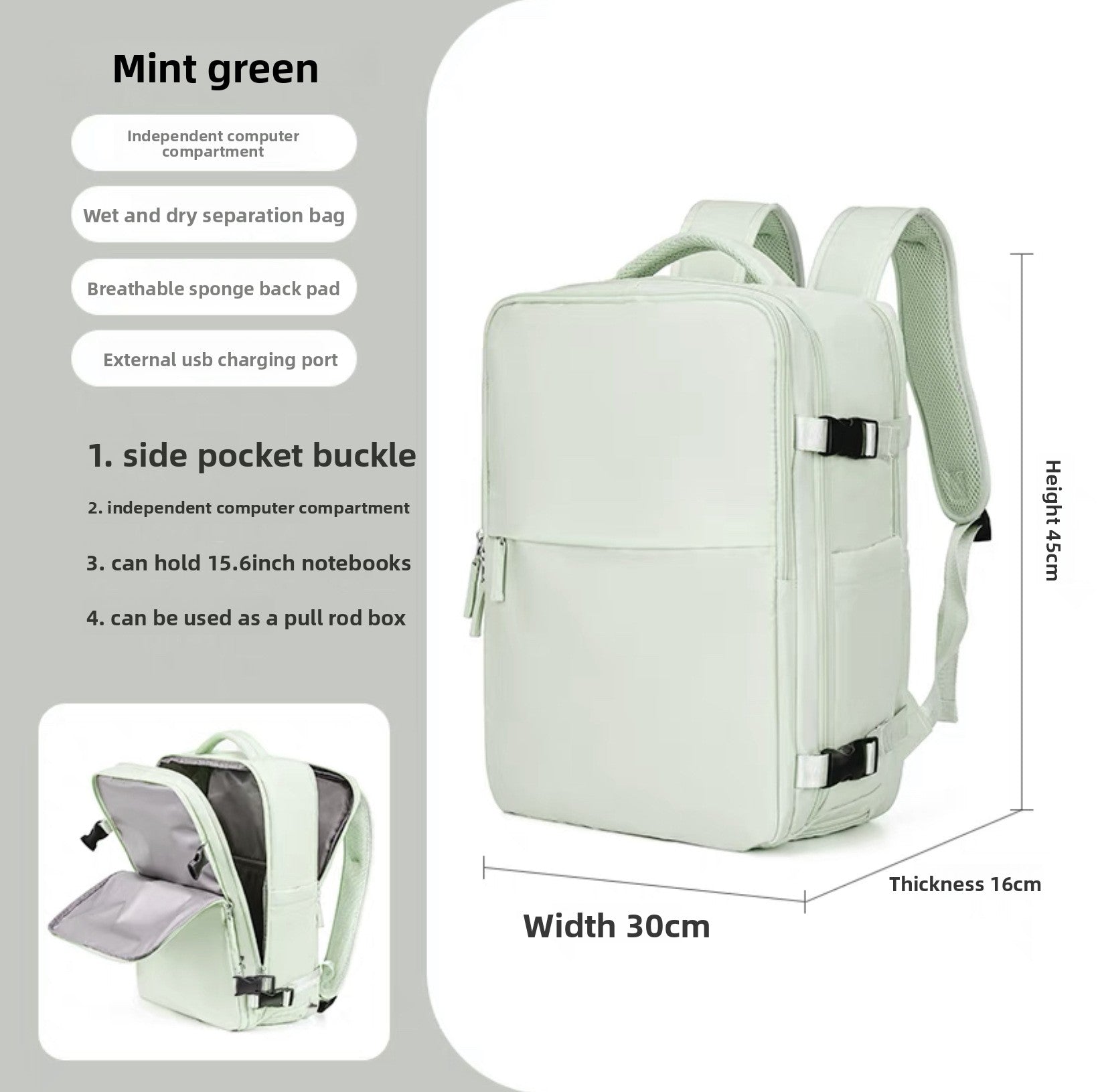 Zaino Impermeabile Grande Capacità 🎒 | 20-35L | Antifurto & Traspirante