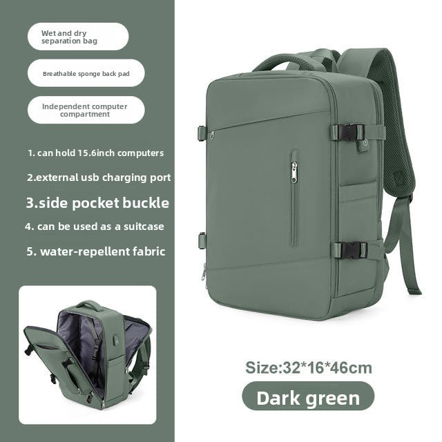 Zaino Impermeabile Grande Capacità 🎒 | 20-35L | Antifurto & Traspirante