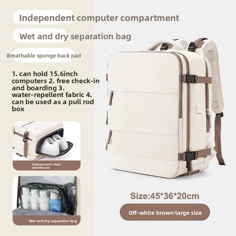 Zaino Impermeabile Grande Capacità 🎒 | 20-35L | Antifurto & Traspirante