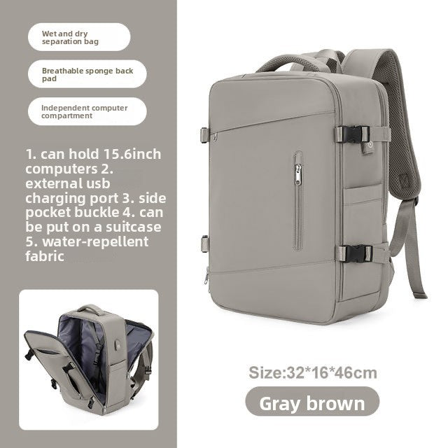 Zaino Impermeabile Grande Capacità 🎒 | 20-35L | Antifurto & Traspirante