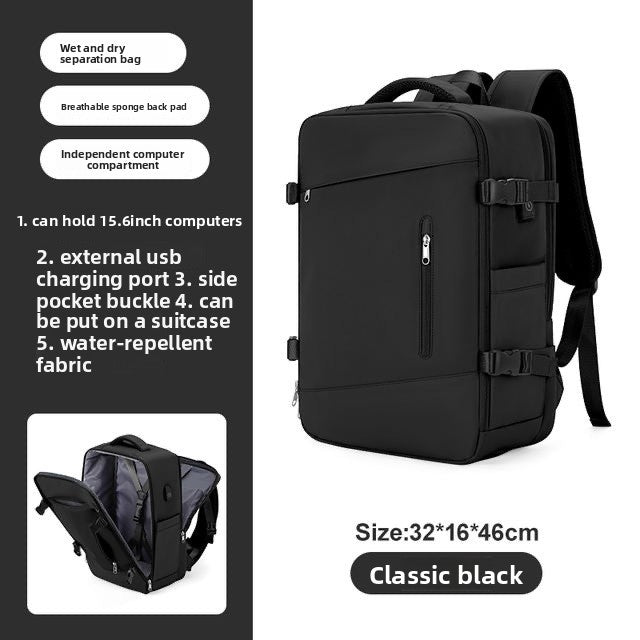 Zaino Impermeabile Grande Capacità 🎒 | 20-35L | Antifurto & Traspirante