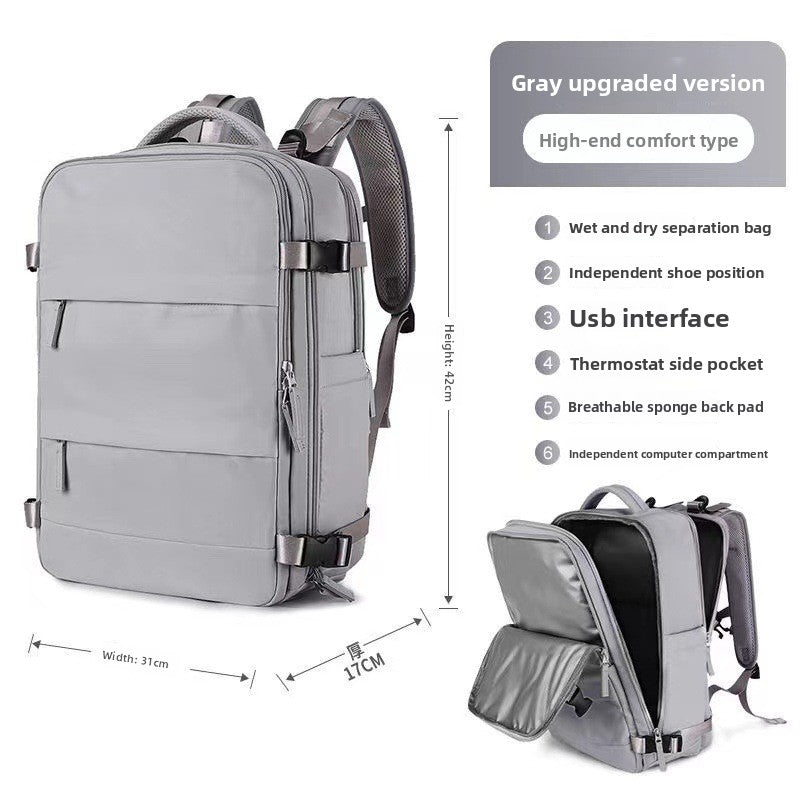 Zaino Impermeabile Grande Capacità 🎒 | 20-35L | Antifurto & Traspirante