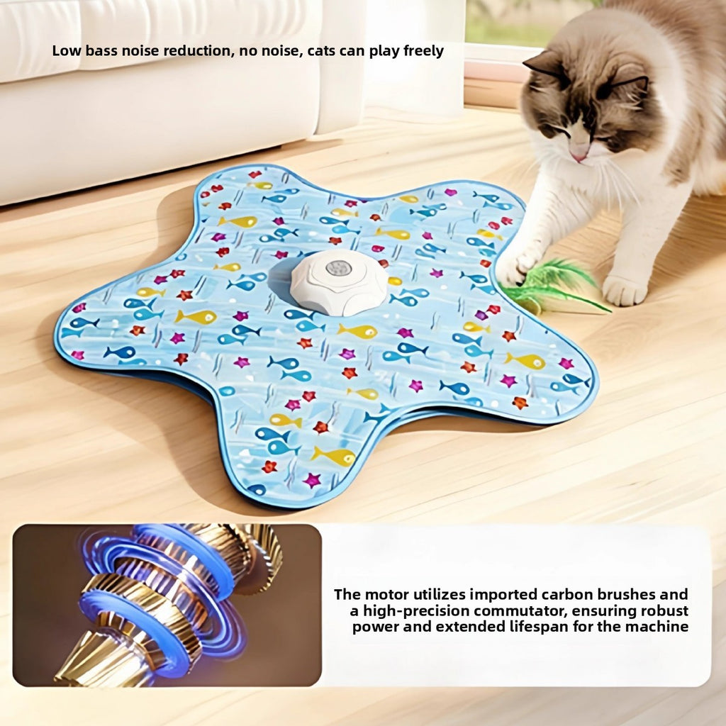 Giocattolo Interattivo Elettrico per Gatti 🐈 | Coperta di Caccia con Movimento Automatico