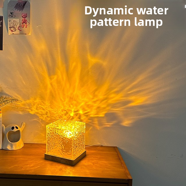Lampada Notturna RGB Effetto Acqua 🌊 | 16 Colori | Telecomando | Idea Regalo